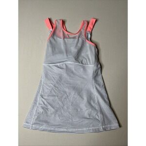 LULULEMON Women's White Black & Pink Ready Set Sweat Tank Top Size 6